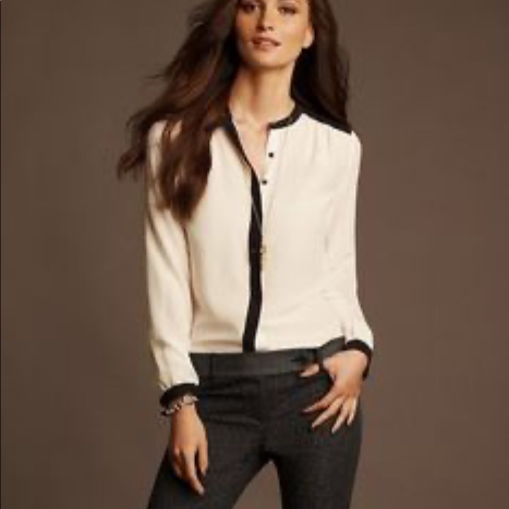 Ralph Lauren Silk Long Sleeve Blouse Small